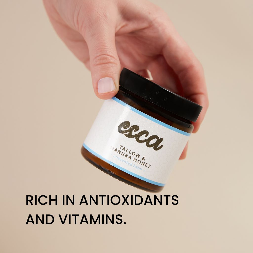 Unscented Tallow and Manuka Honey Balm Best natural skincare
