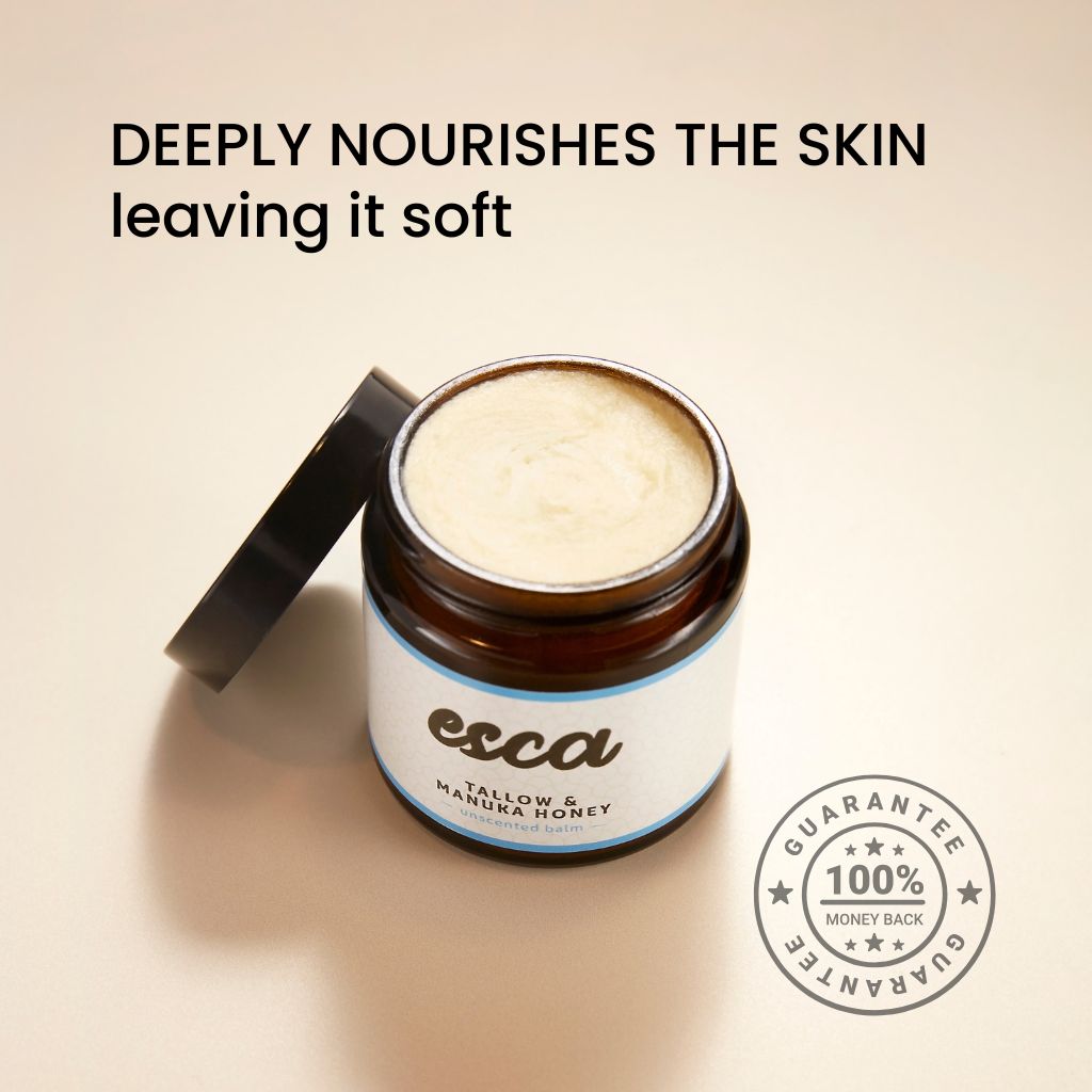 Unscented Tallow and Manuka Honey Balm Natural Skincare