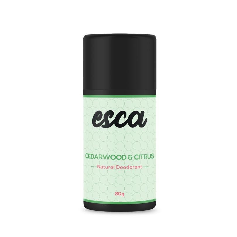 Esca Natural Deodorant - Cedarwood and Citrus Esca Natural Deodorant - Cedarwood and Citrus - Esca