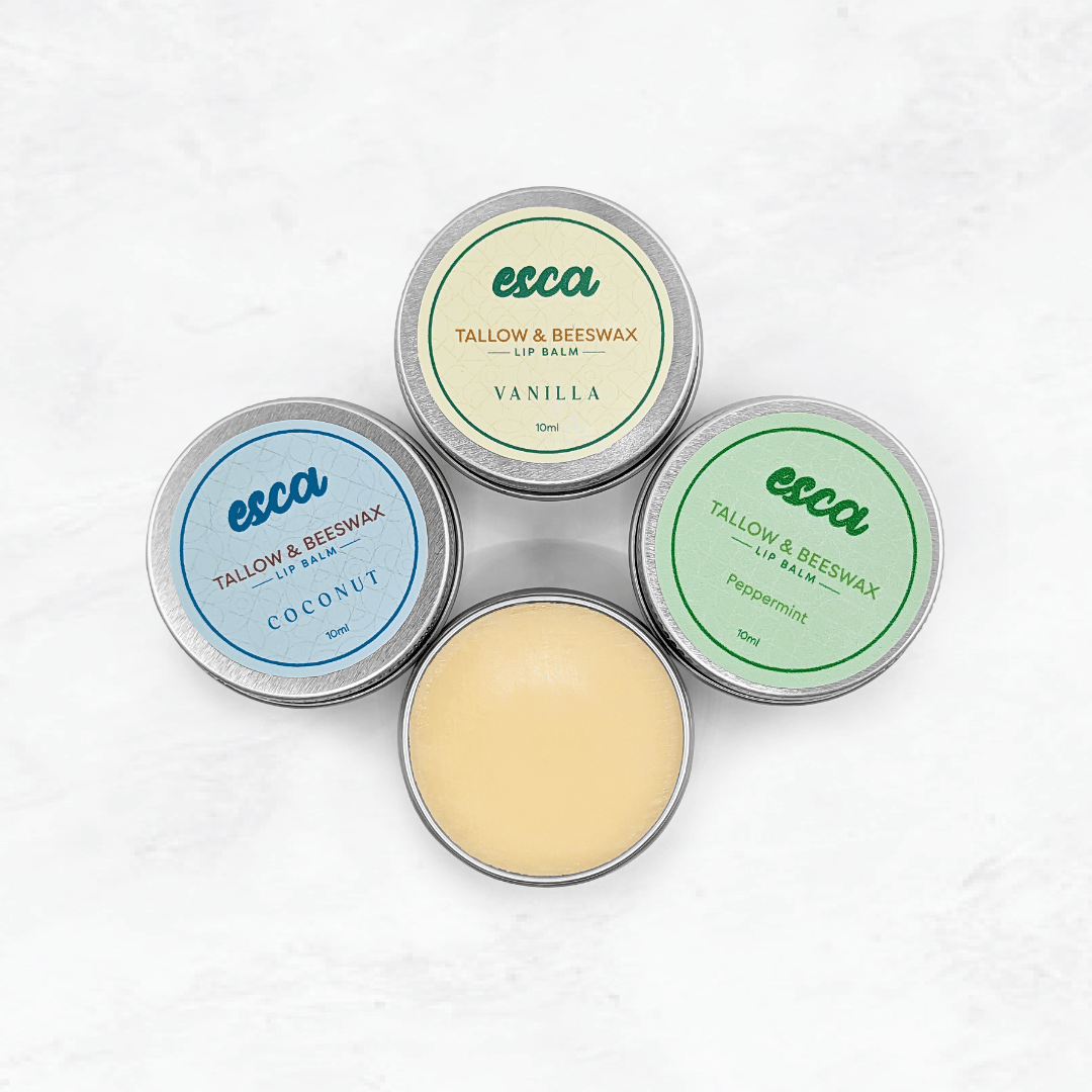 Tallow and Beeswax Lip Balm 10ml Tallow and Beeswax Lip Balm 10ml - Esca